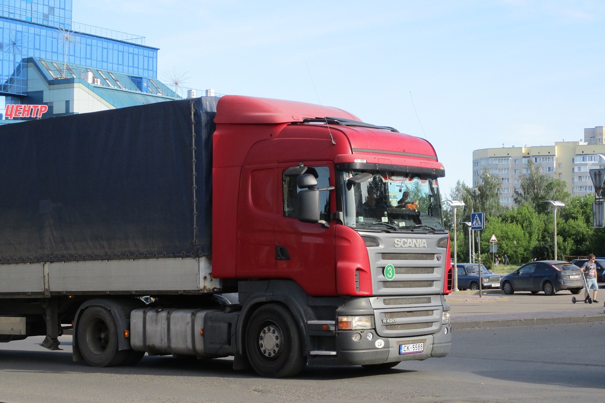 Латвия, № CK-5588 — Scania ('2004) R420