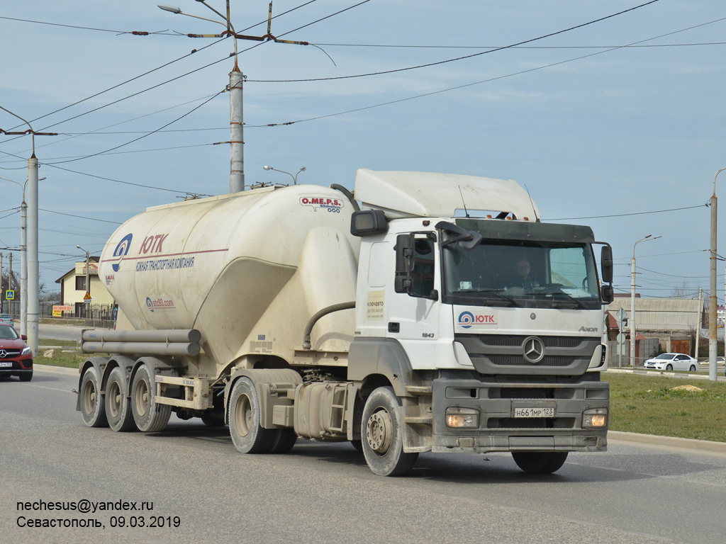 Краснодарский край, № Н 661 МР 123 — Mercedes-Benz Axor 1843