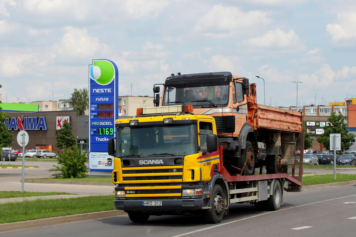 Литва, № HRO 012 — Scania ('1996) P94D