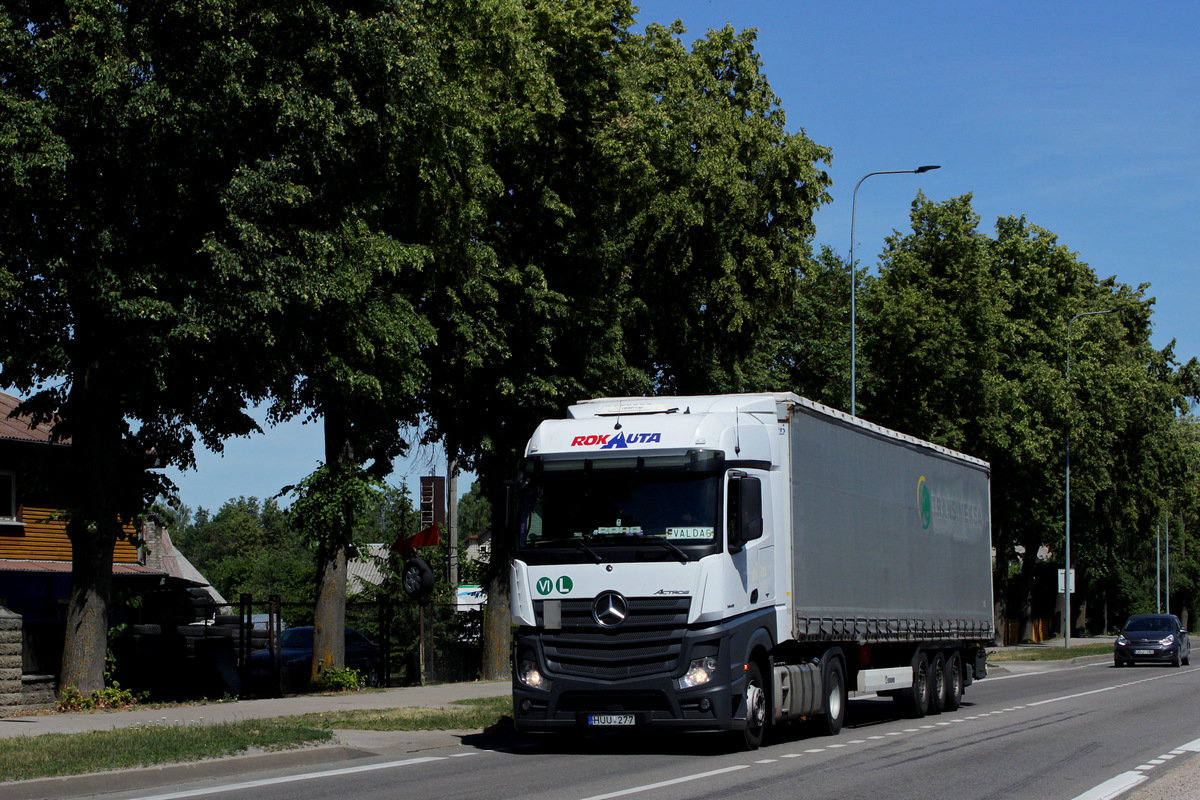 Литва, № HUU 277 — Mercedes-Benz Actros ('2011) 1845