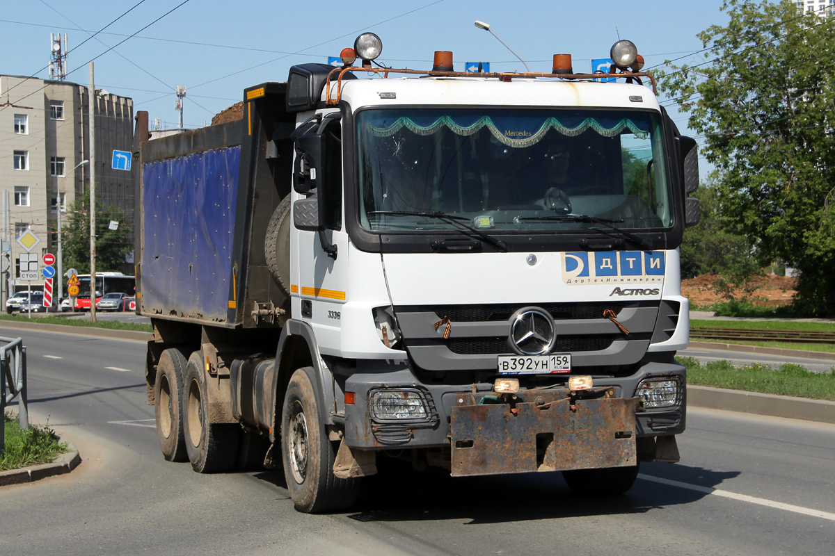 Пермский край, № В 392 УН 159 — Mercedes-Benz Actros '09 3336 [Z9M]