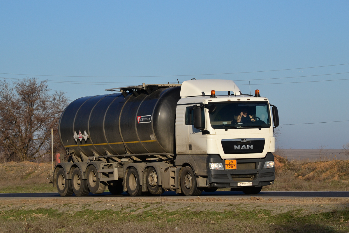 Самарская область, № Х 219 РТ 750 — MAN TGX ('2007) 26.400