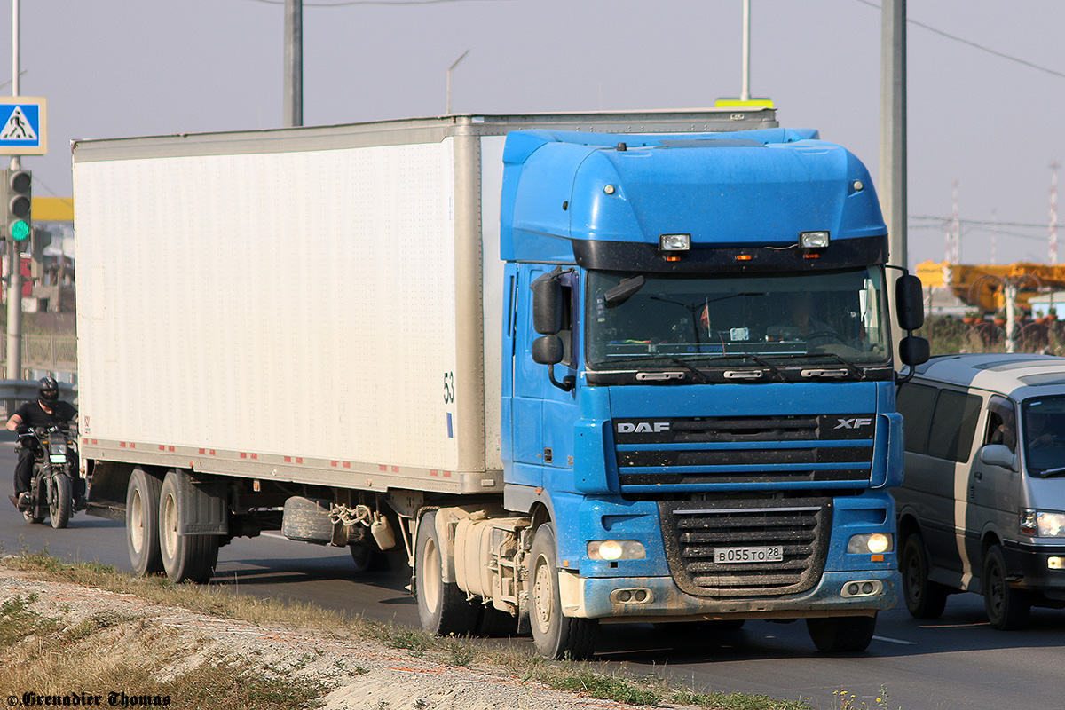 Амурская область, № В 055 ТО 28 — DAF XF105 FT