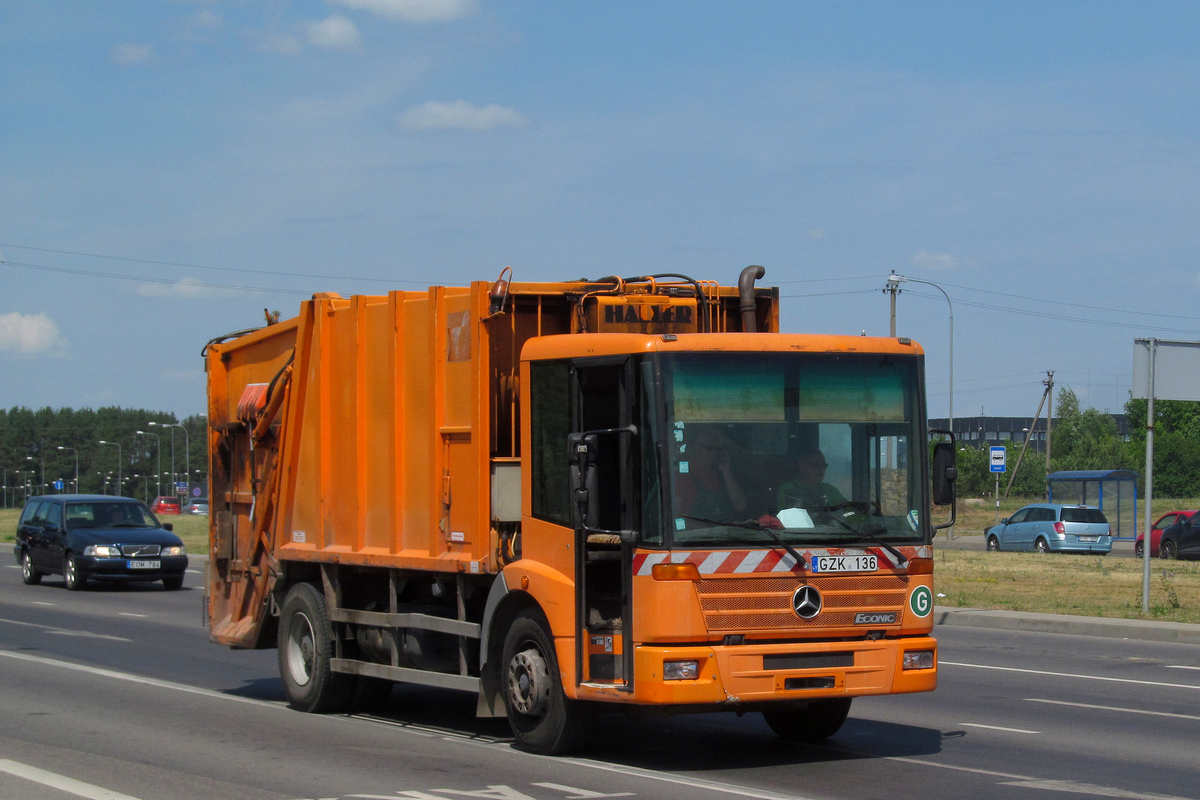 Литва, № GZK 136 — Mercedes-Benz Econic