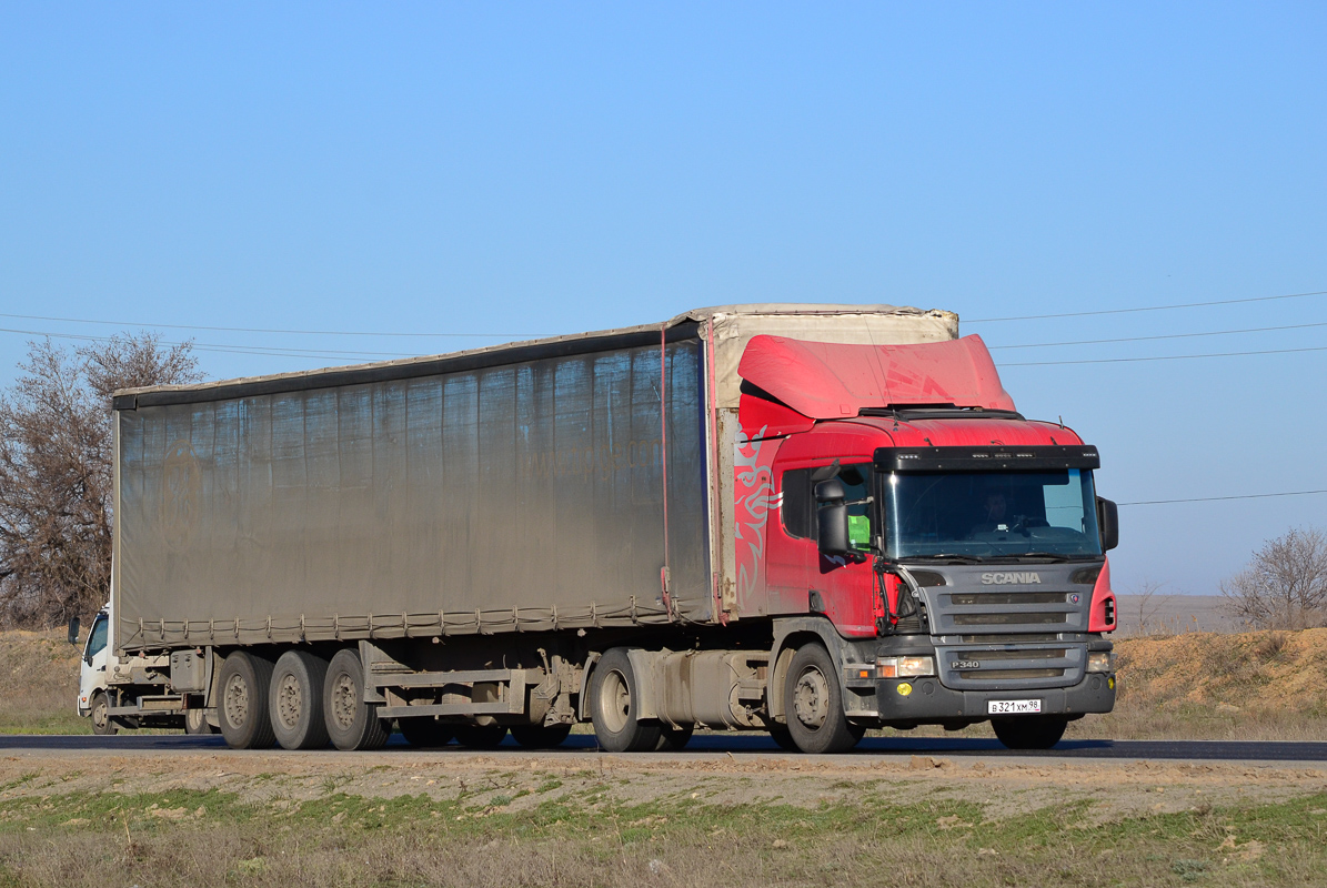 Санкт-Петербург, № В 321 ХМ 98 — Scania ('2004) P340