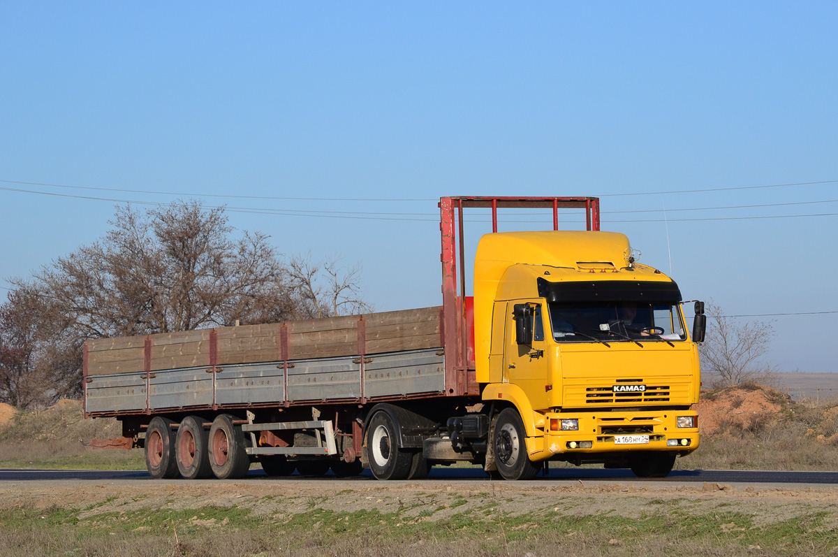 Волгоградская область, № А 168 НМ 34 — КамАЗ-5460 [546000]