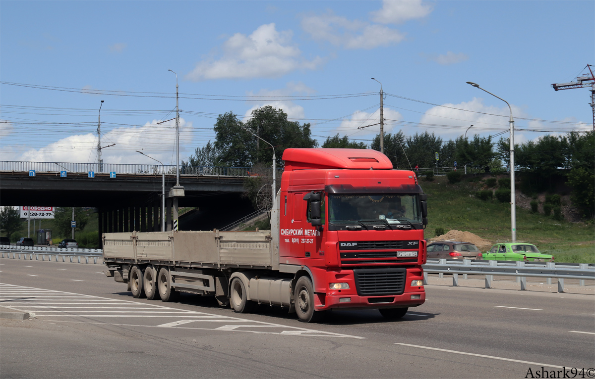 Красноярский край, № Р 215 АВ 124 — DAF XF95 FT