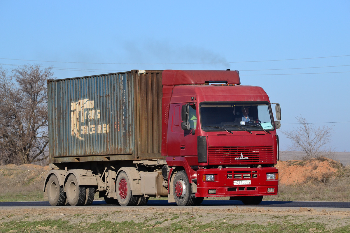 Волгоградская область, № М 757 СС 34 — МАЗ-544008