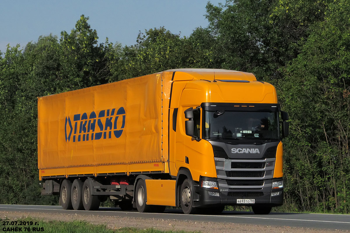 Московская область, № А 693 ТО 750 — Scania ('2016) R440