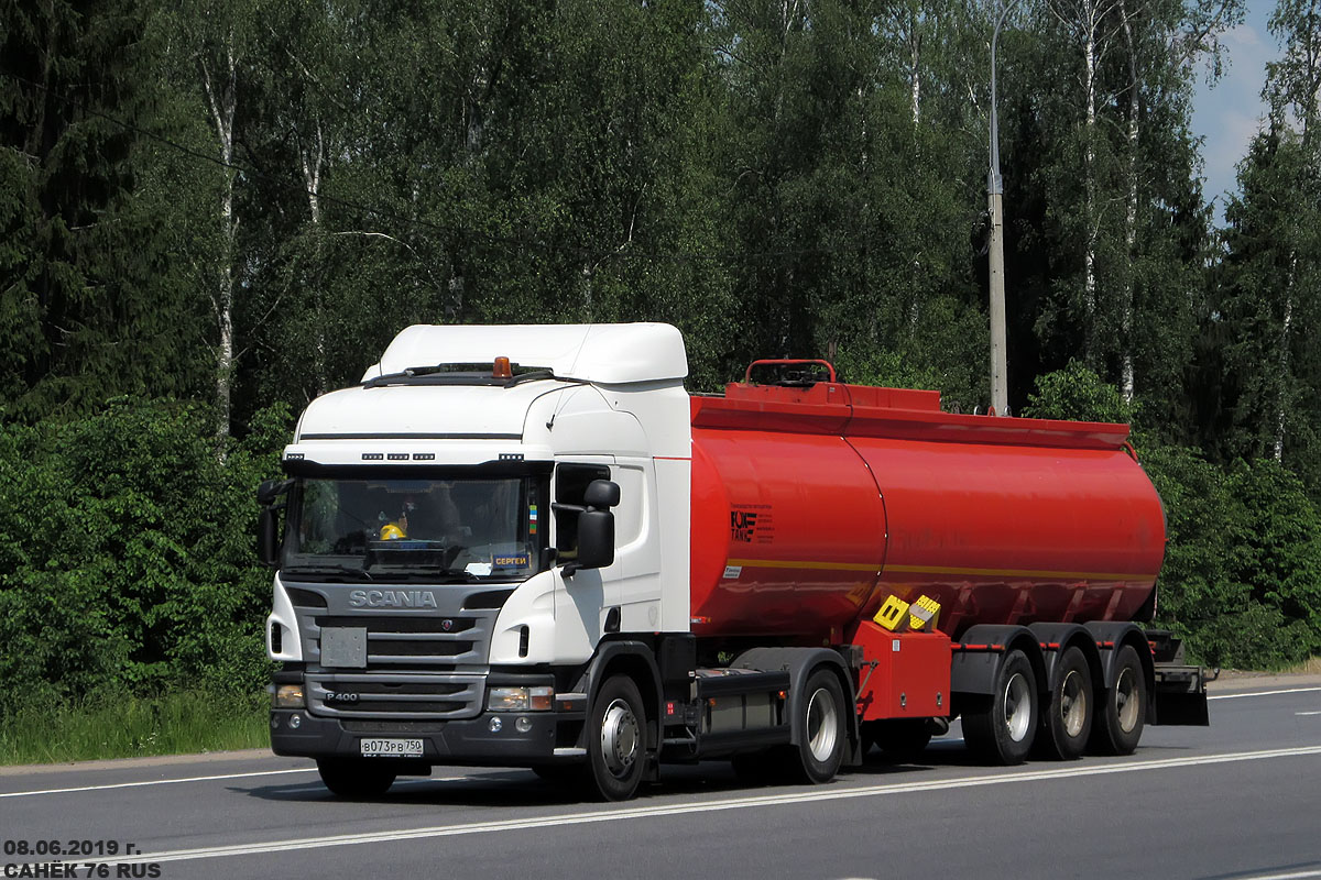 Московская область, № В 073 РВ 750 — Scania ('2011) P400