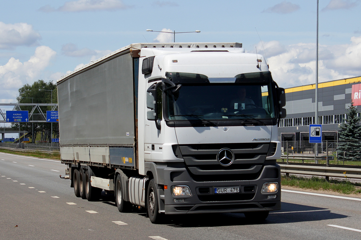 Литва, № GUR 476 — Mercedes-Benz Actros ('2009) 1844