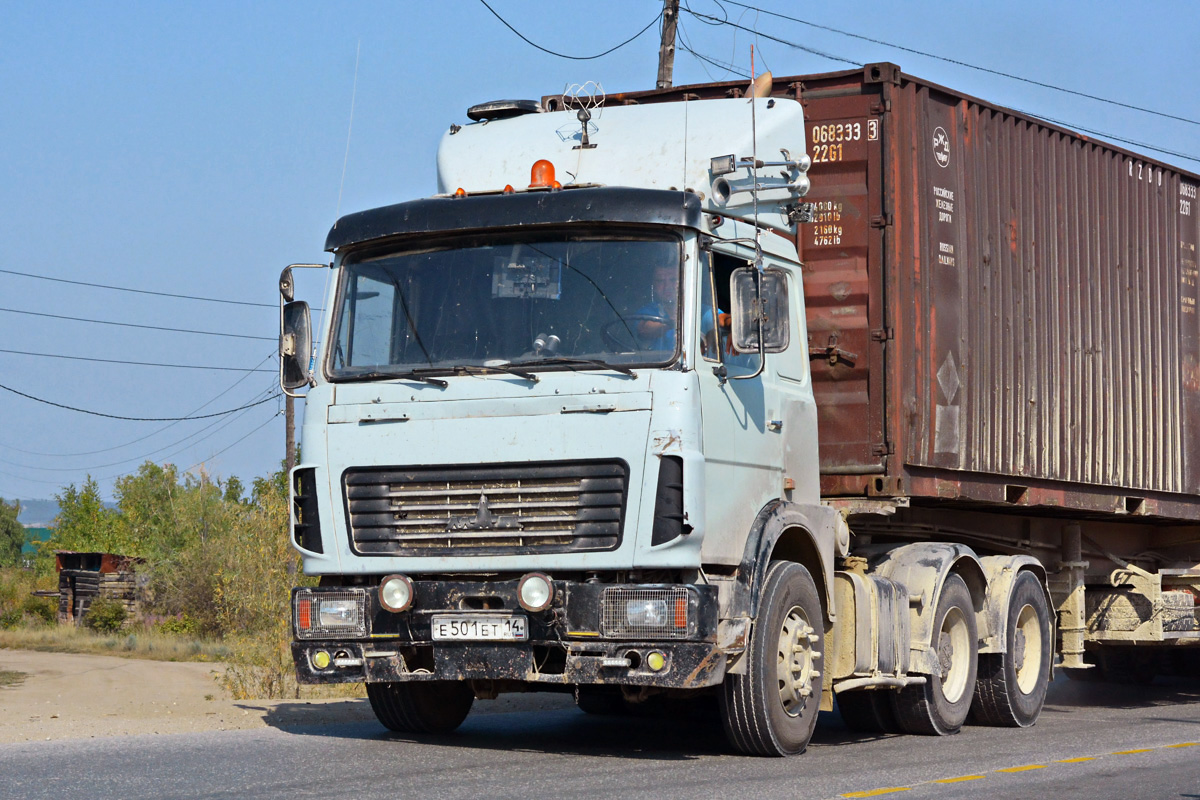 Саха (Якутия), № Е 501 ЕТ 14 — МАЗ-6422 (общая модель)