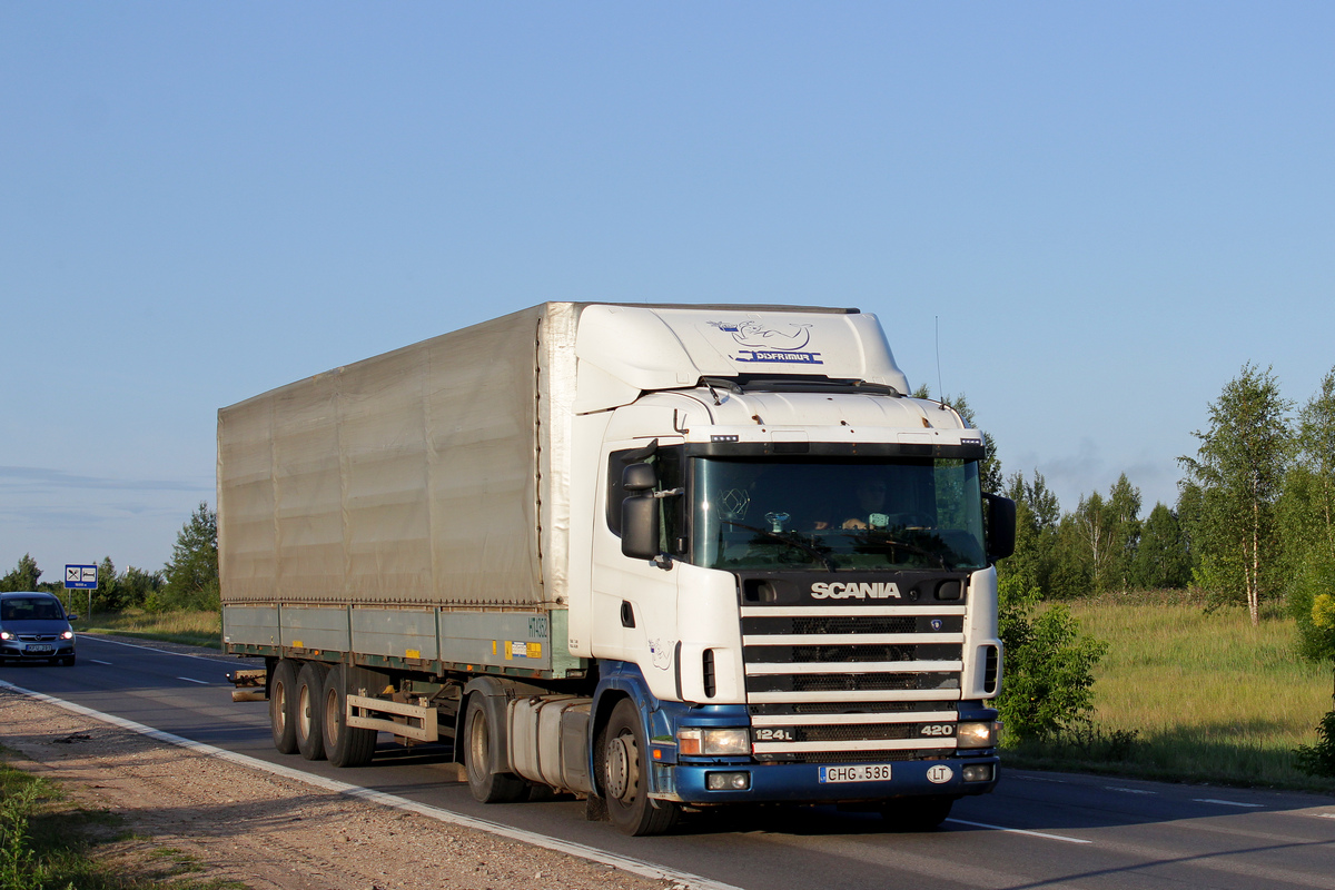 Литва, № CHG 536 — Scania ('1996) R124L