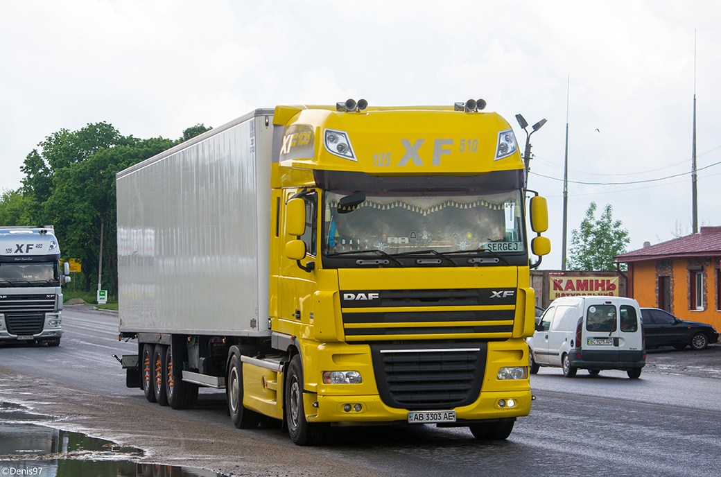 Винницкая область, № АВ 3303 АЕ — DAF XF105 FT