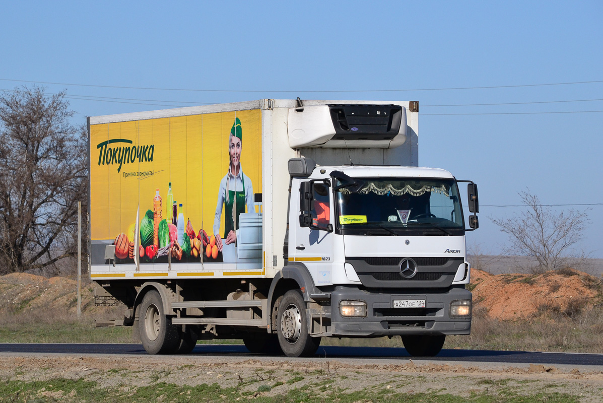 Волгоградская область, № А 247 ОЕ 134 — Mercedes-Benz Axor 1823