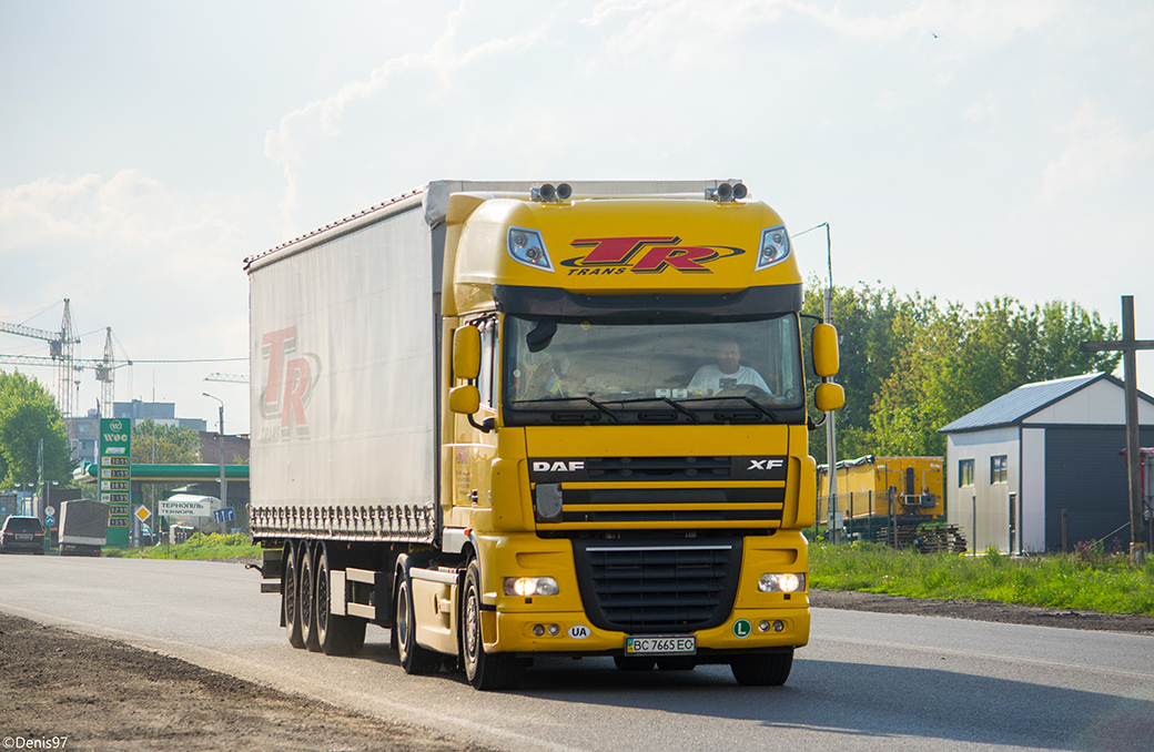 Львовская область, № ВС 7665 ЕС — DAF XF105 FT