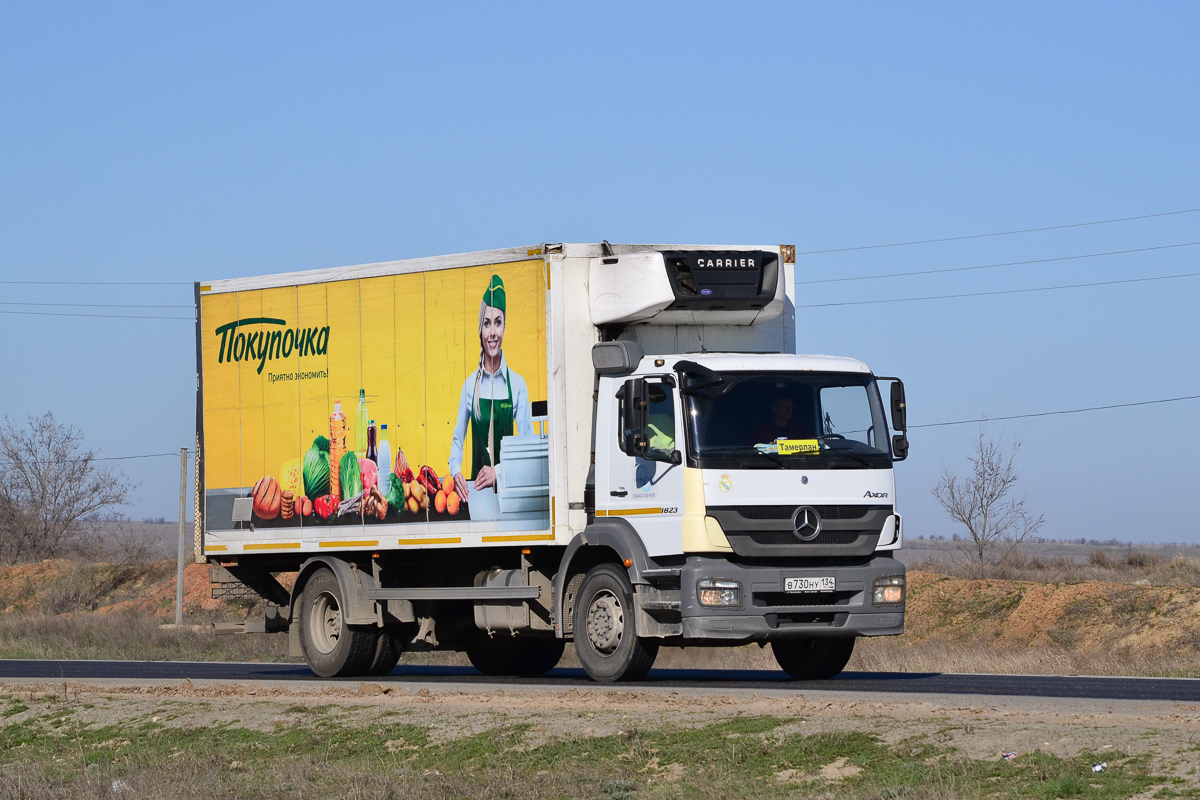 Волгоградская область, № В 730 НУ 134 — Mercedes-Benz Axor 1823