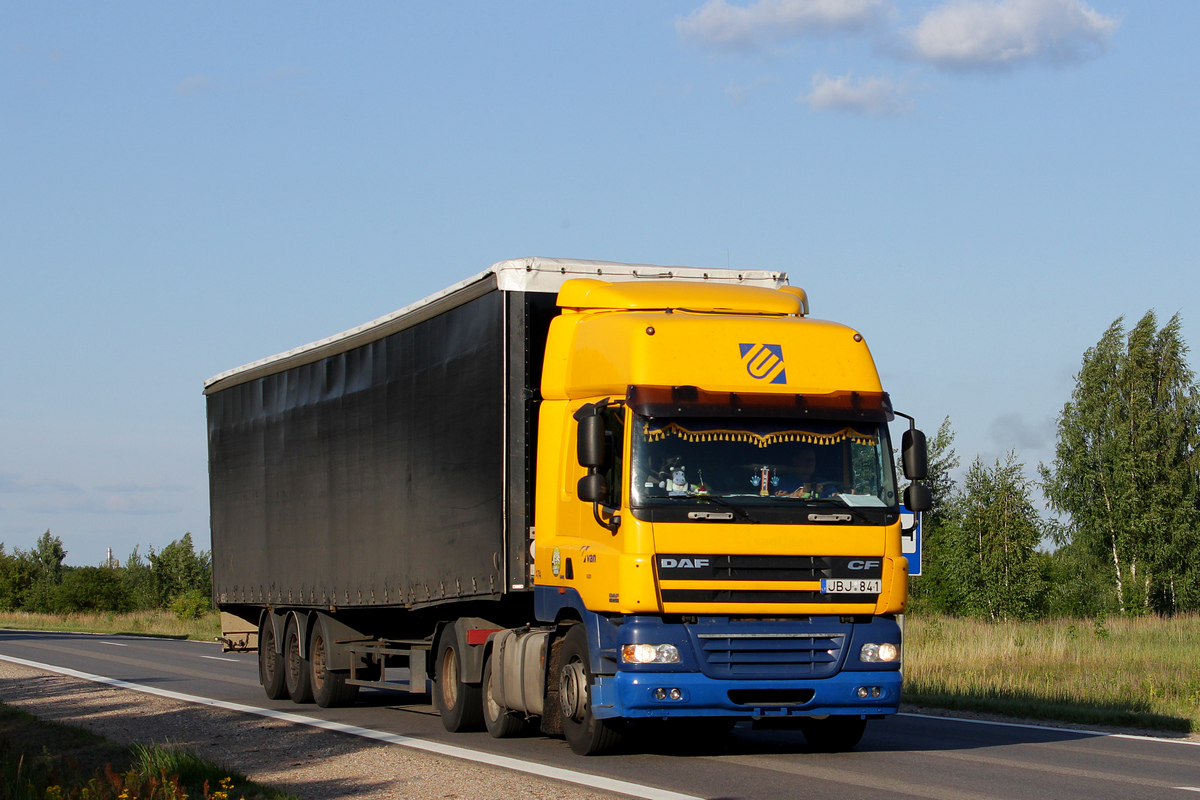 Литва, № JBJ 841 — DAF CF85 FTP