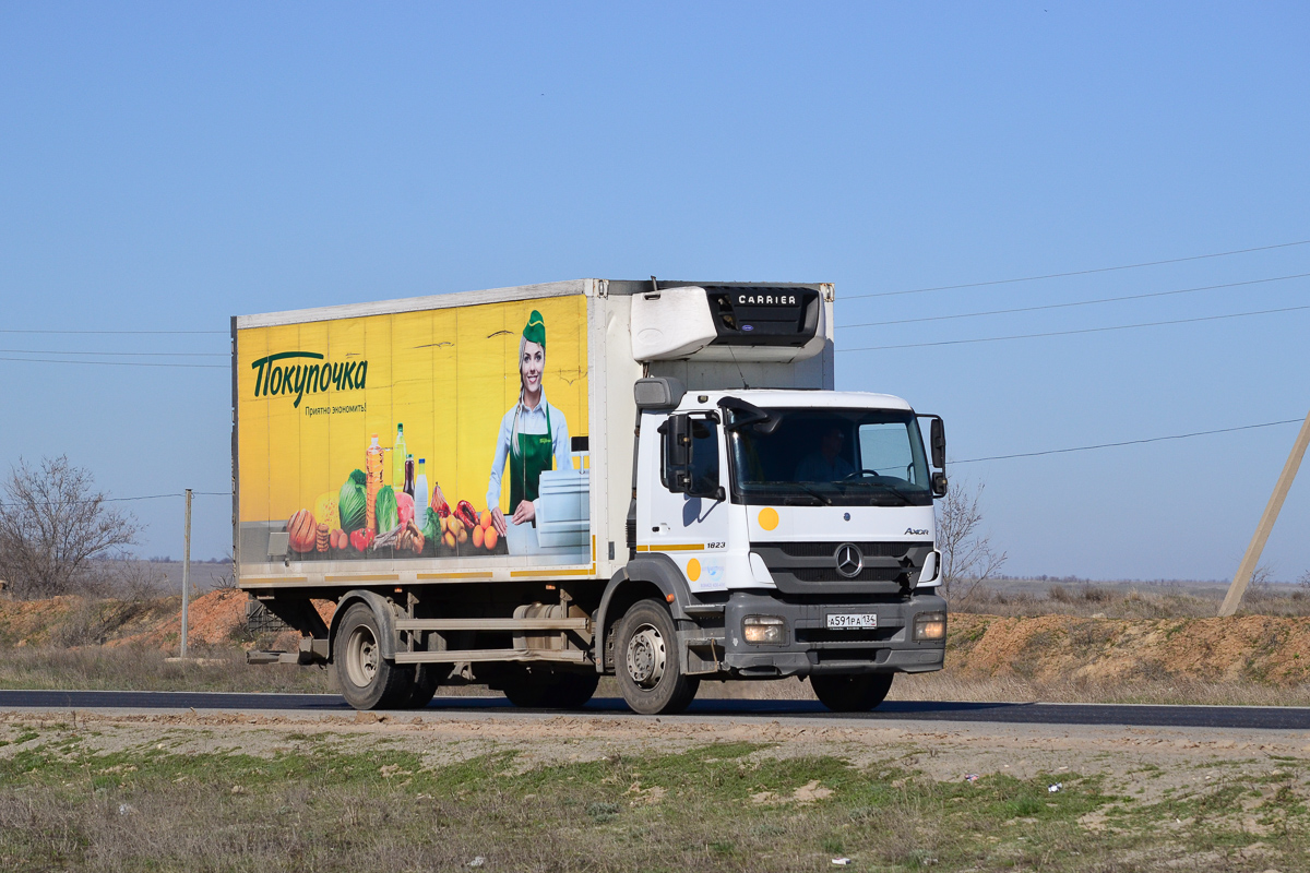 Волгоградская область, № А 591 РА 134 — Mercedes-Benz Axor 1823