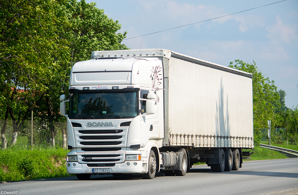 Польша, № RZ 1383V — Scania ('2013) R450