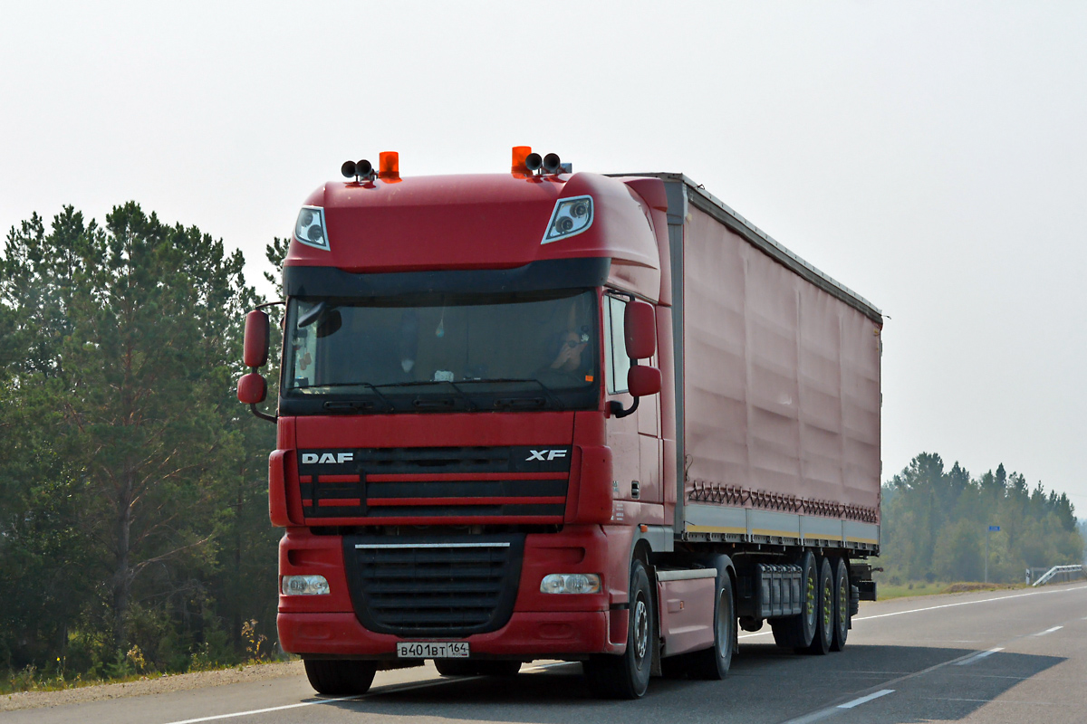 Саратовская область, № В 401 ВТ 164 — DAF XF105 FT