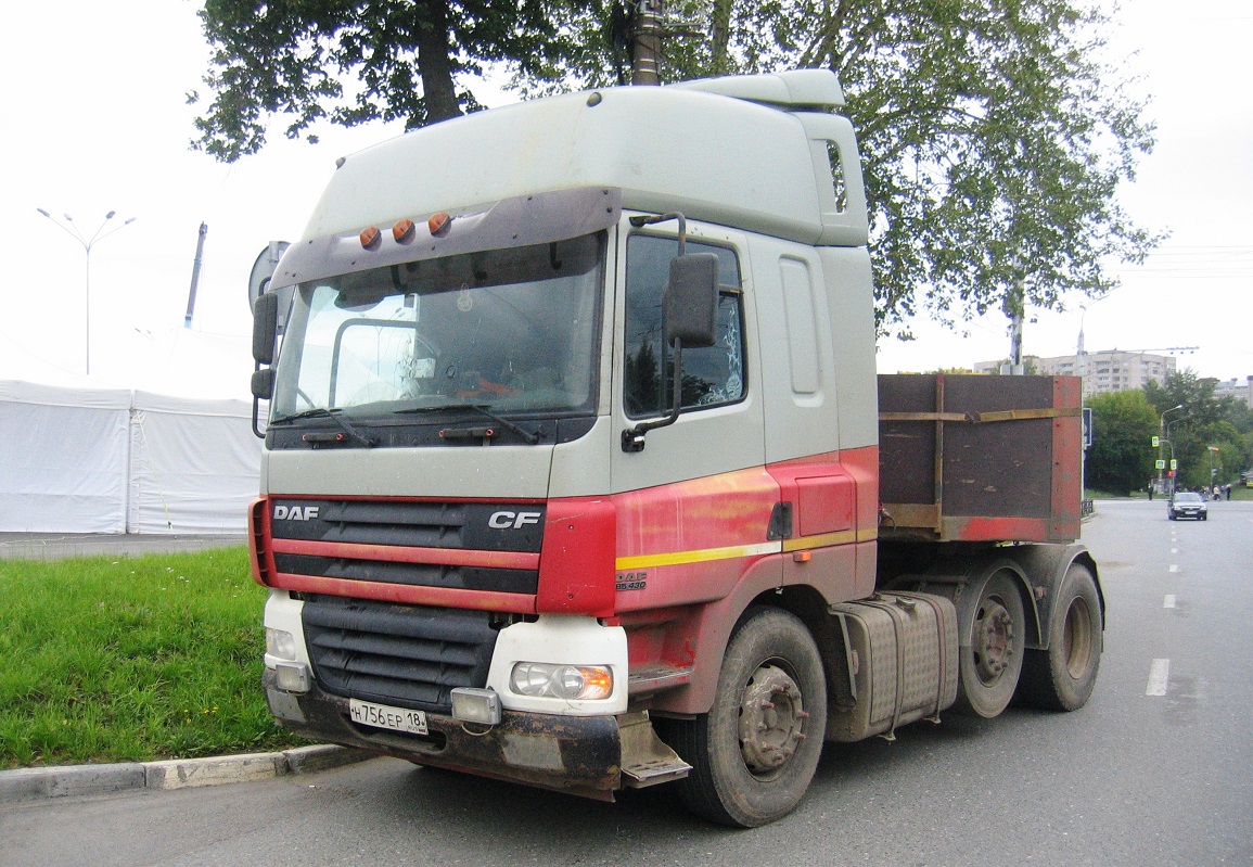 Удмуртия, № Н 756 ЕР 18 — DAF CF85 FTG