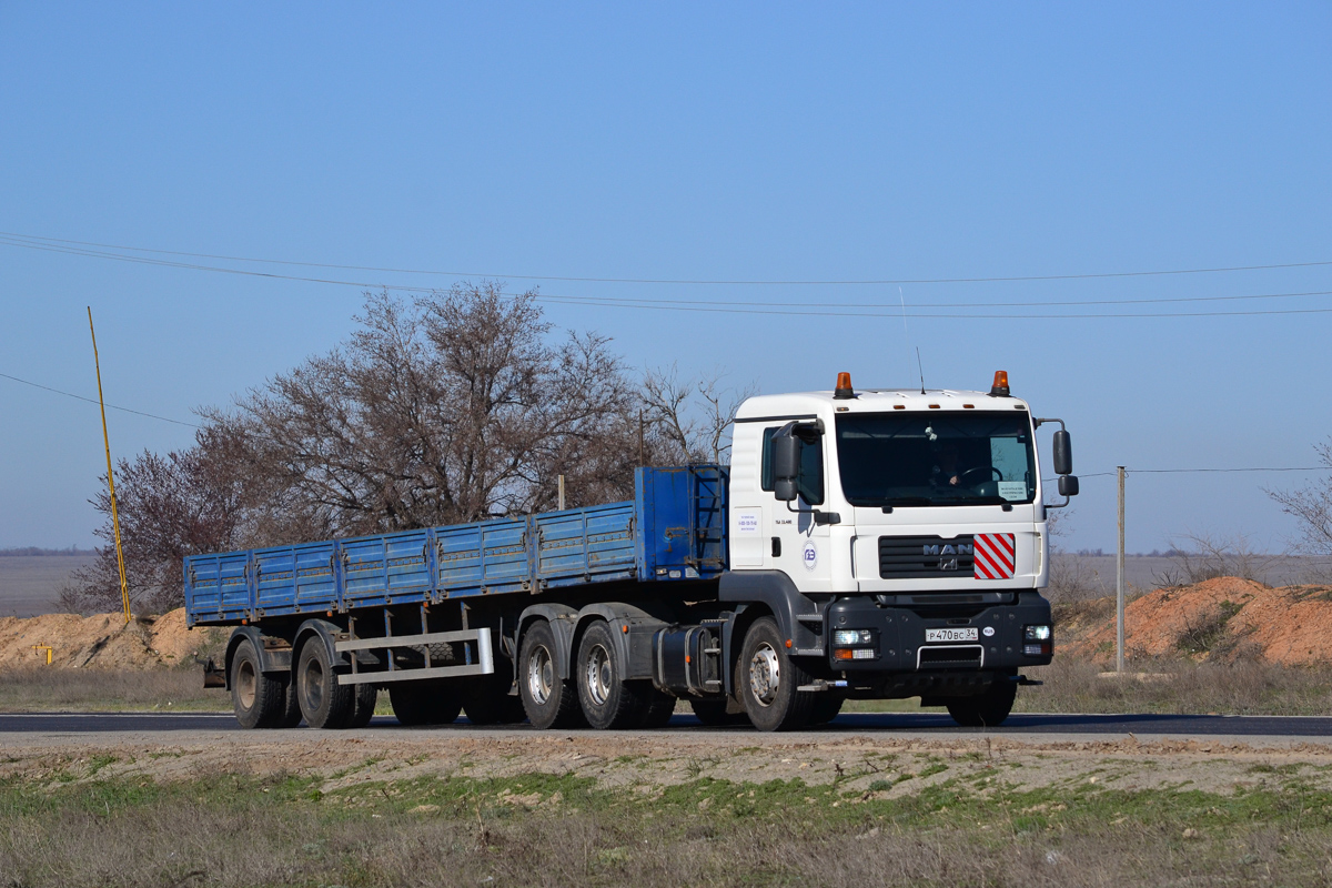 Волгоградская область, № Р 470 ВС 34 — MAN TGA 33.480