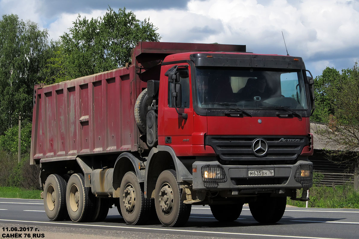 Ярославская область, № М 635 ВН 76 — Mercedes-Benz Actros ('2003) 4141