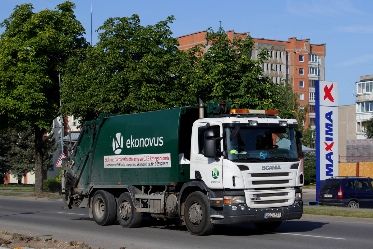 Литва, № JSE 672 — Scania ('2004) P310