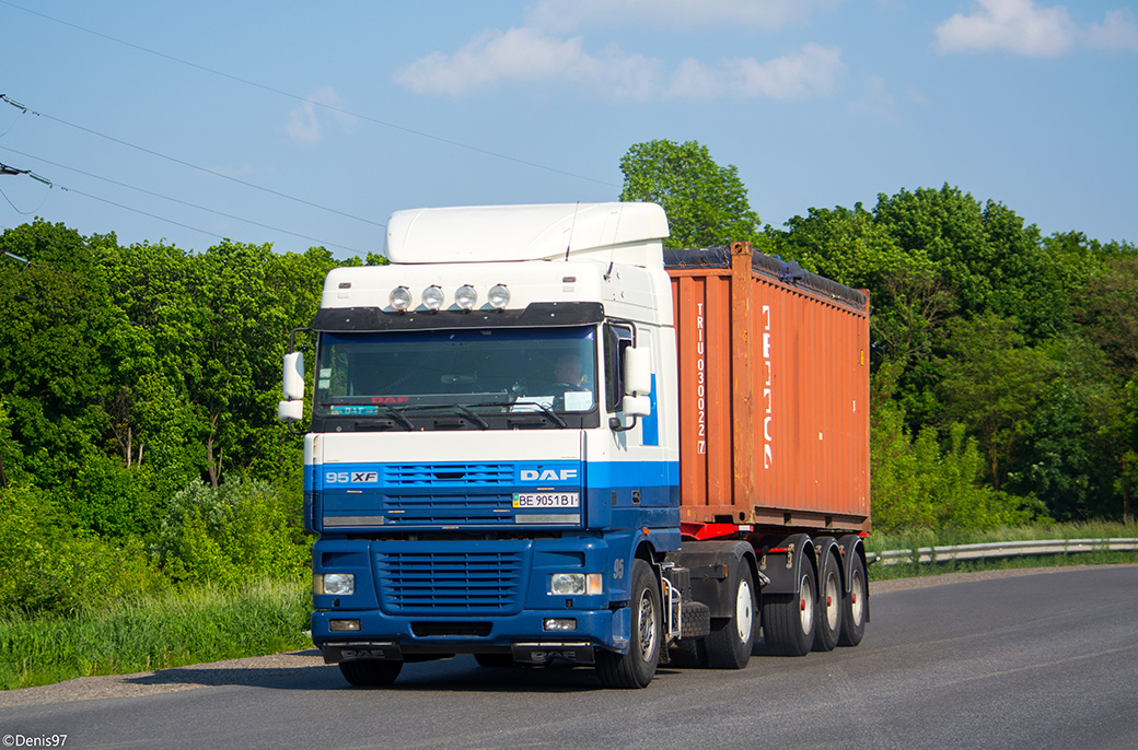 Николаевская область, № ВЕ 9051 ВІ — DAF 95XF FT