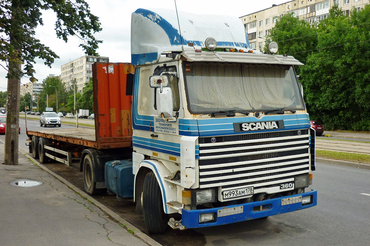 Санкт-Петербург, № М 993 АМ 178 — Scania (II) (общая модель)