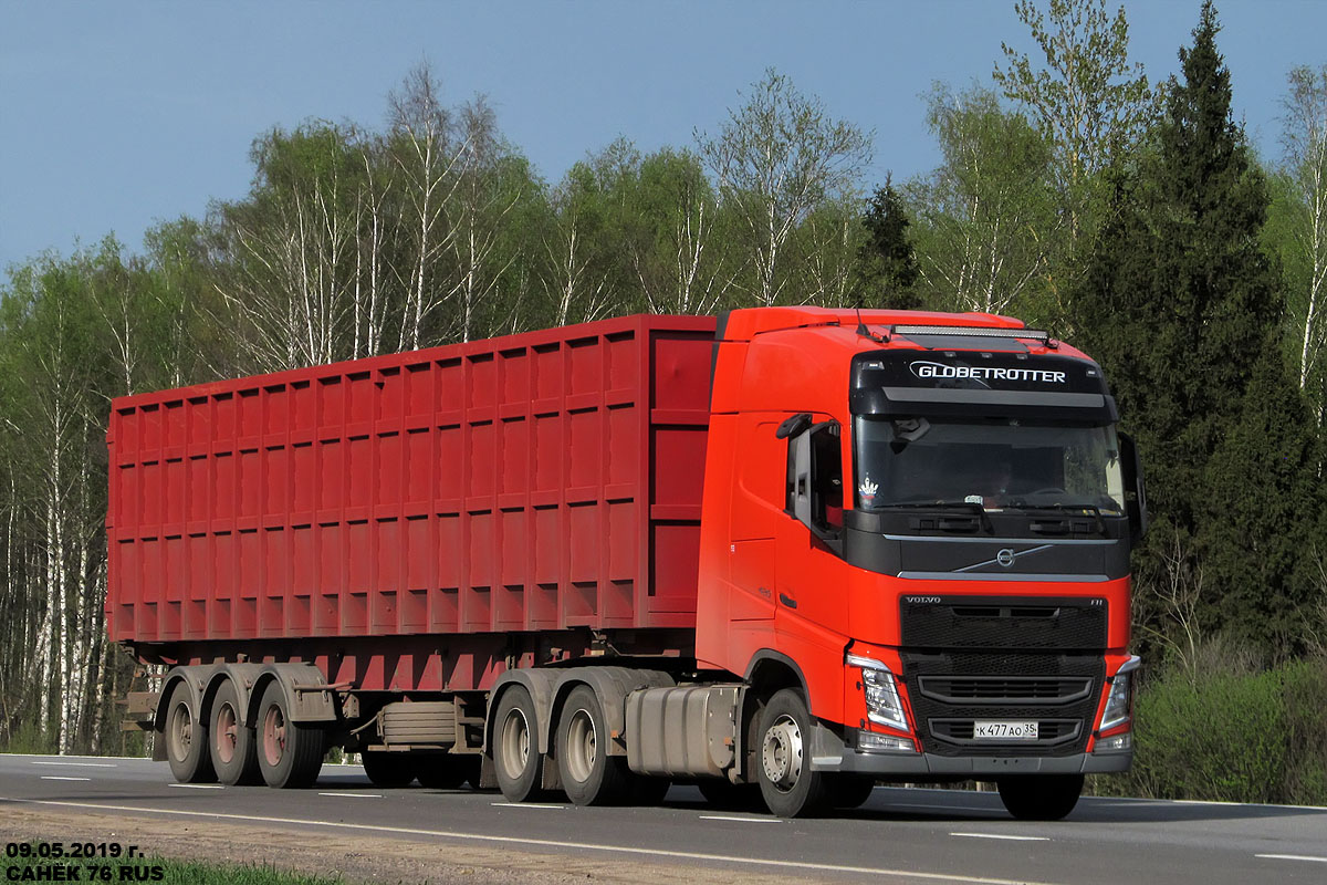 Вологодская область, № К 477 АО 35 — Volvo ('2012) FH.420