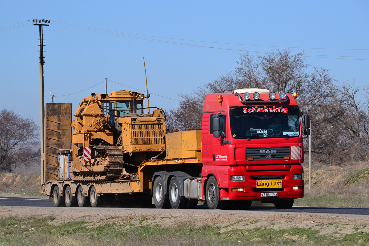 Волгоградская область, № А 858 РН 134 — MAN TGA (общая модель)