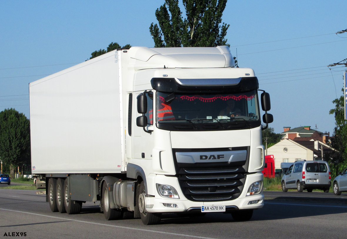 Киев, № АА 4570 ХК — DAF XF Euro6 FT