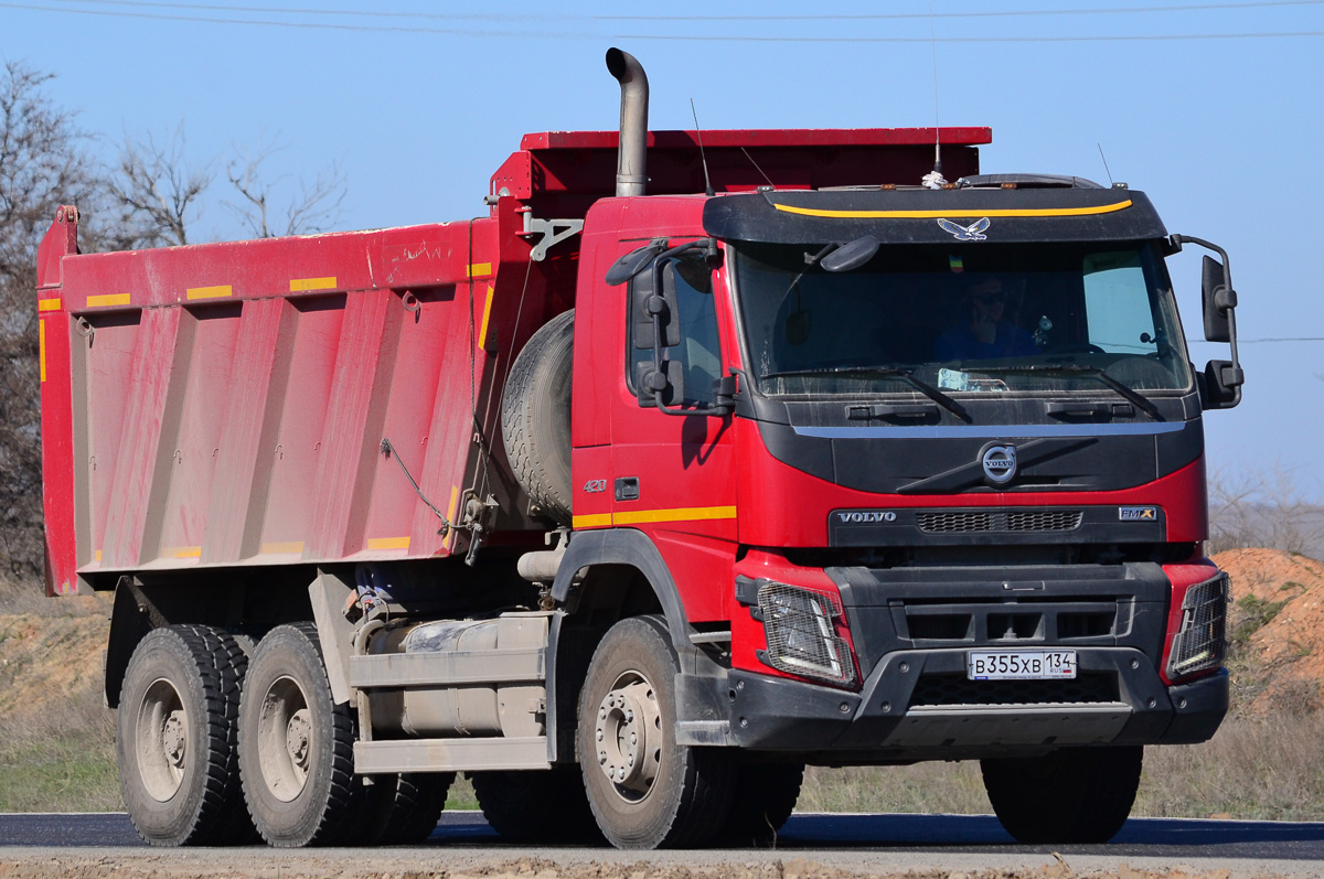 Волгоградская область, № В 355 ХВ 134 — Volvo ('2013) FMX.420 [X9P]