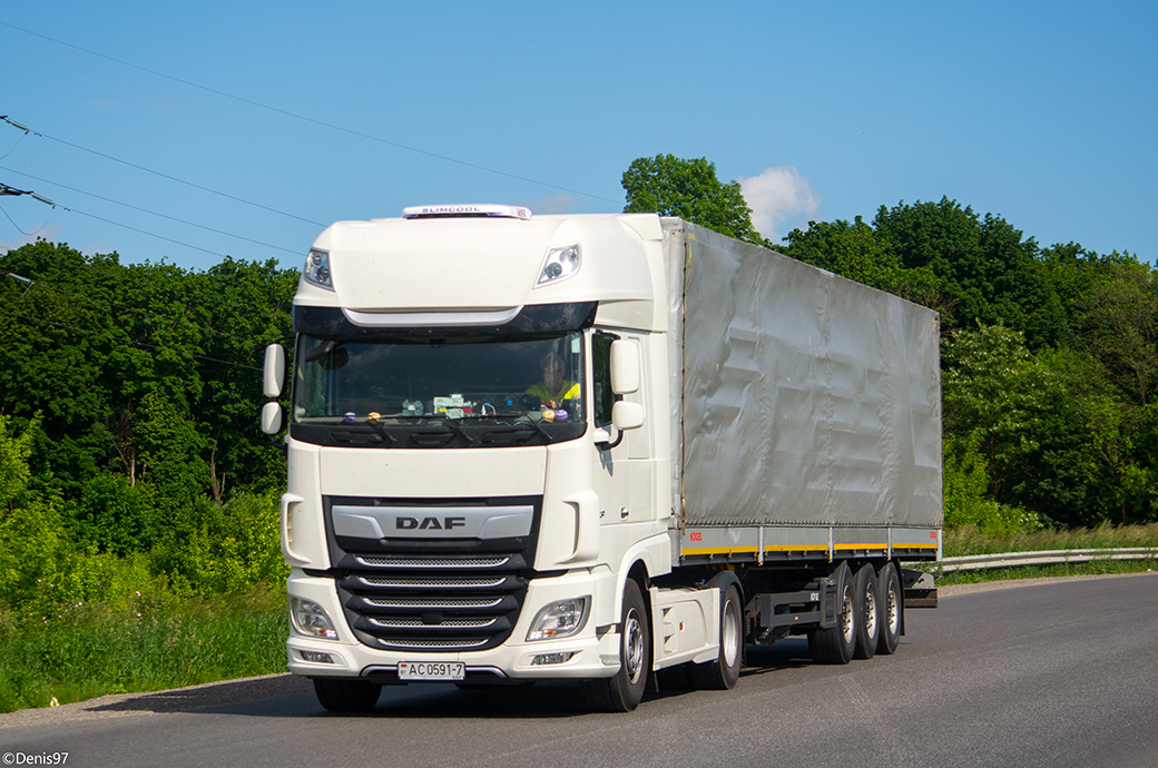 Минск, № АС 0591-7 — DAF XF Euro6 FT