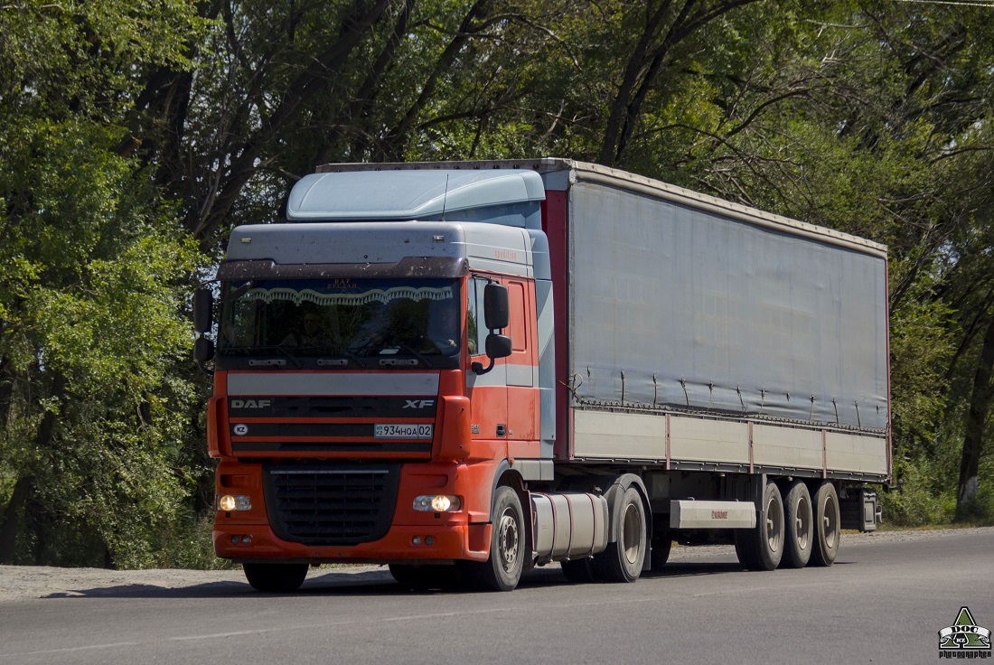 Алматы, № 934 HQA 02 — DAF XF105 FT