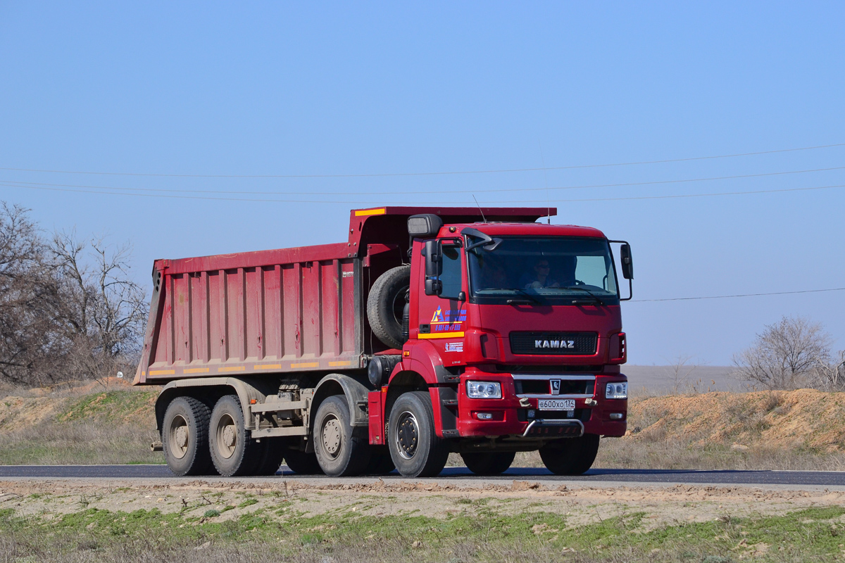 Волгоградская область, № В 600 ХО 134 — КамАЗ-65201-43 "Люкс"