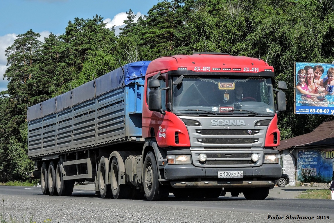 Курганская область, № О 100 КУ 45 — Scania ('2011) P360