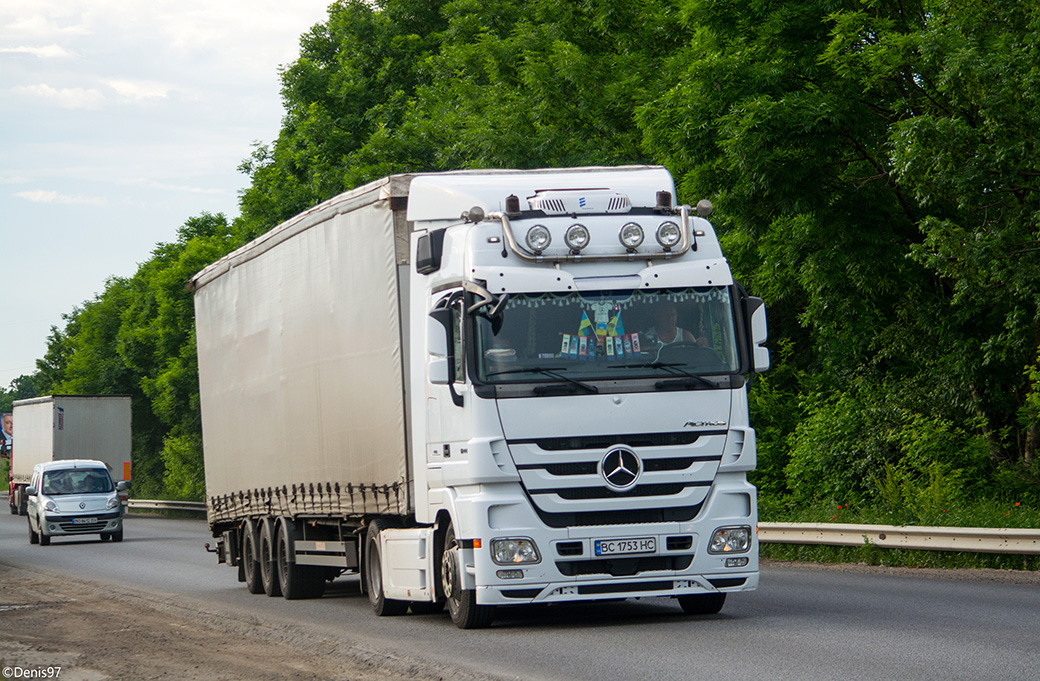 Львовская область, № ВС 1753 НС — Mercedes-Benz Actros ('2009) 1844