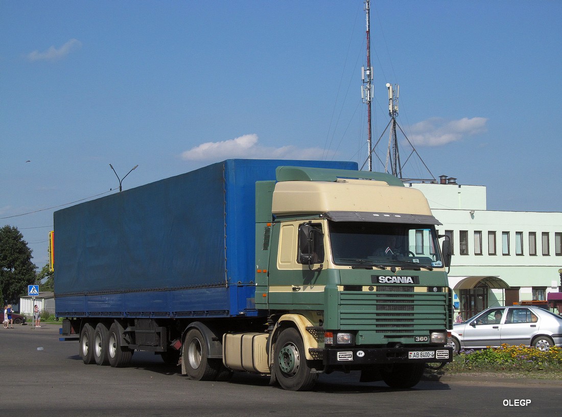 Гродненская область, № АВ 8400-4 — Scania (II) (общая модель)