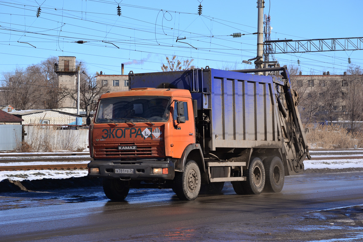 Волгоградская область, № А 781 РВ 34 — КамАЗ-65115-62