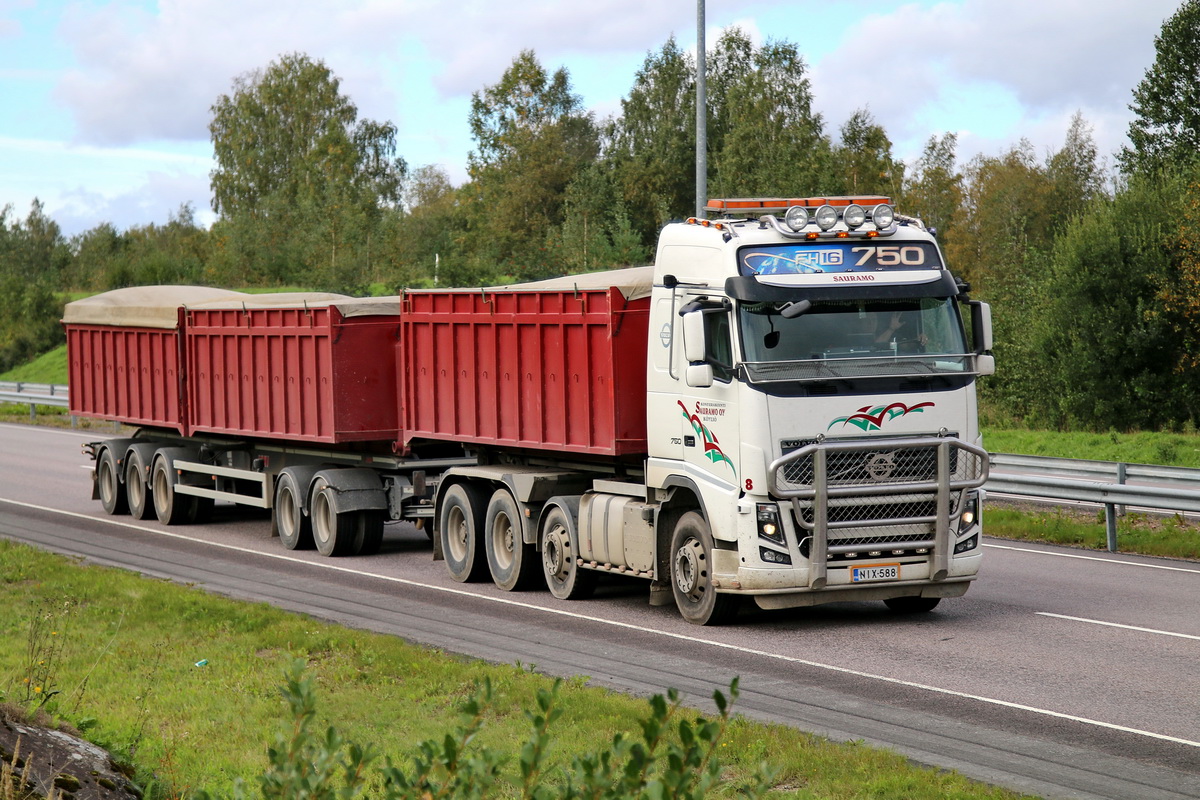 Финляндия, № NIX-588 — Volvo ('2008) FH16.750