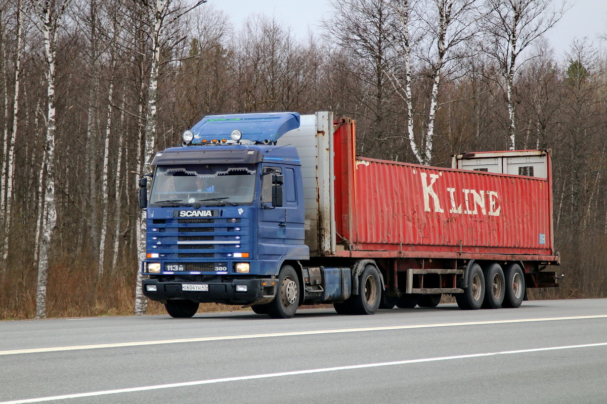 Ленинградская область, № О 604 ТН 47 — Scania (III) R113M