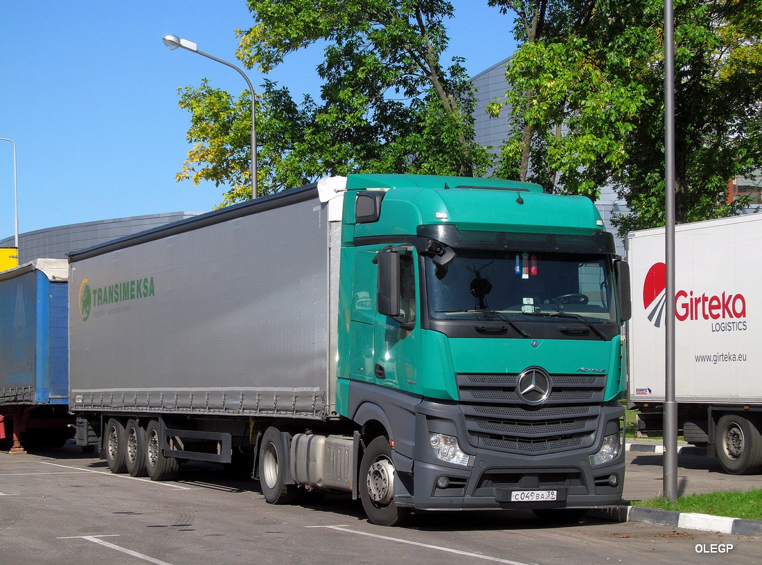 Калининградская область, № С 049 ВА 39 — Mercedes-Benz Actros ('2011) 1845