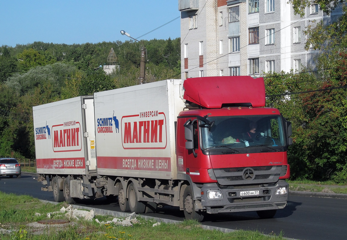 Тульская область, № О 600 АК 37 — Mercedes-Benz Actros ('2009) 2536