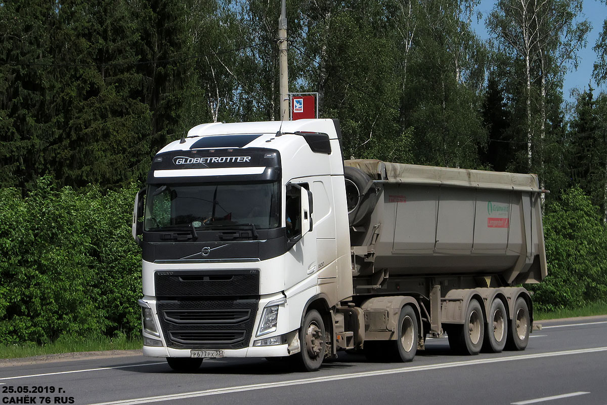 Владимирская область, № Р 677 РХ 33 — Volvo ('2012) FH.500