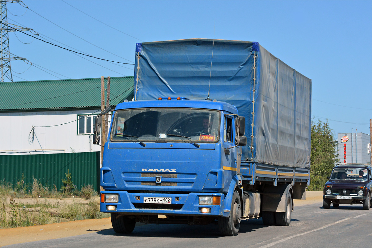 Ульяновская область, № С 778 КМ 102 — КамАЗ-5308-D3