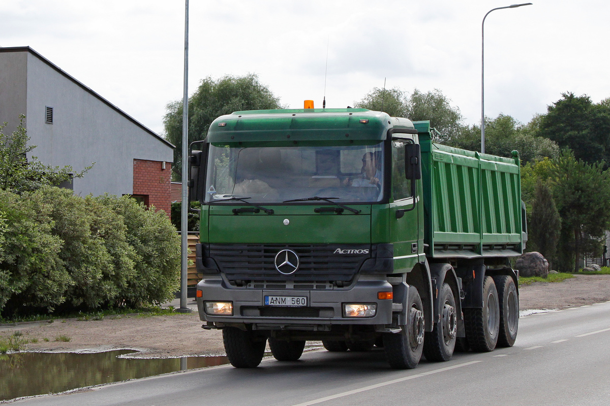 Литва, № ANM 580 — Mercedes-Benz Actros ('1997) 3240