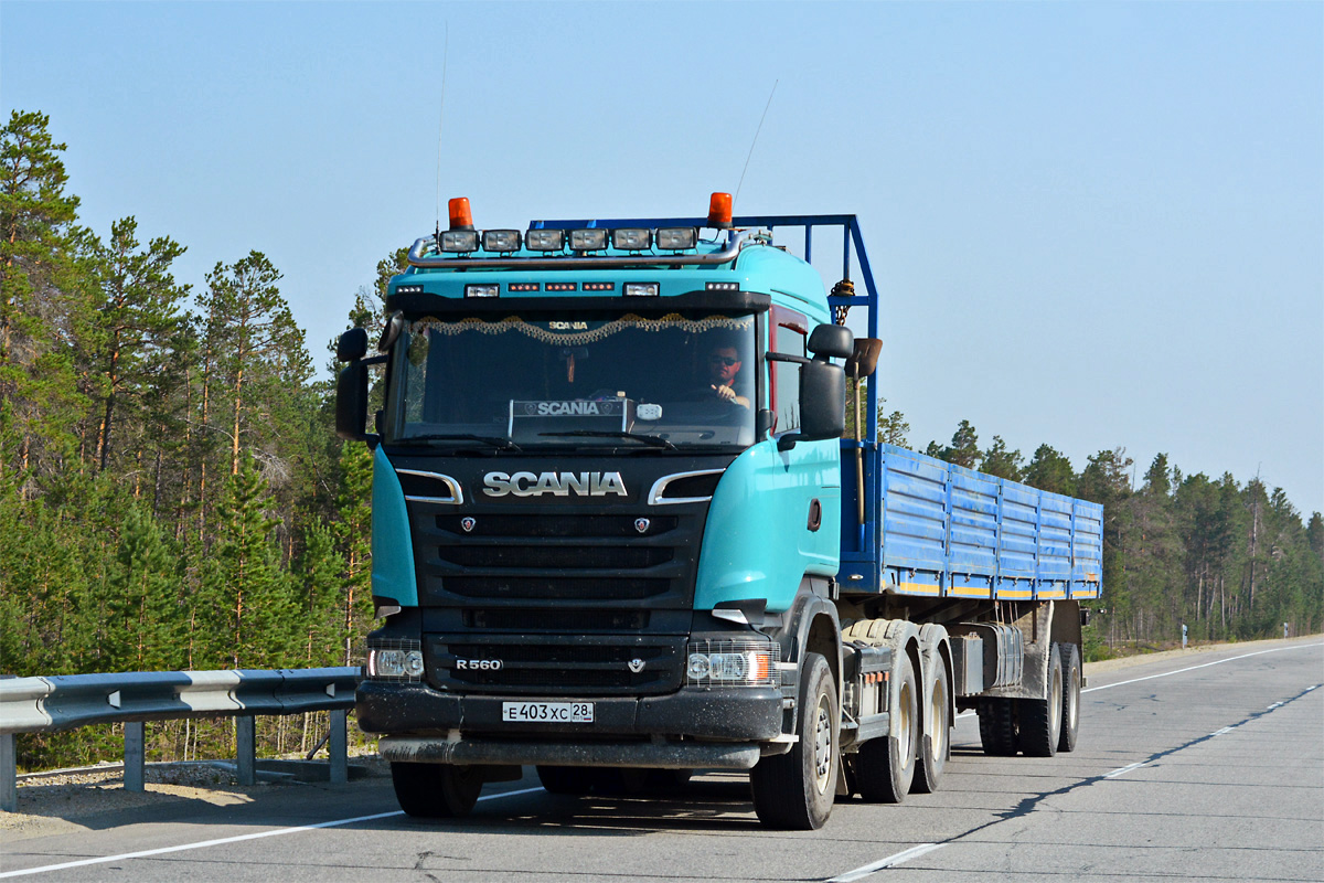 Амурская область, № Е 403 ХС 28 — Scania ('2013) R560